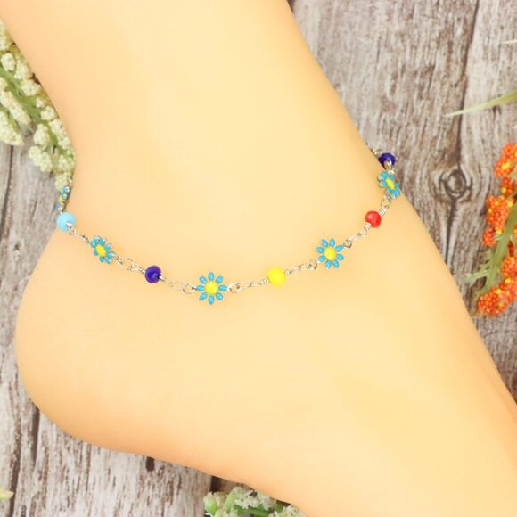 Dainty Anklet for Women – Elegant Everyday Jewelry & Perfect Gift | MLCRC1484 - Picture 4 of 10